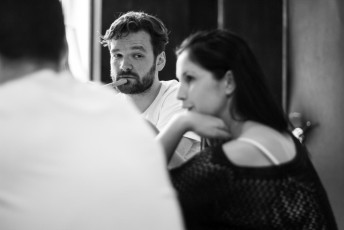 P.U.N.T.S. - Tomáš a Eva, "čtená", foto: B. Kudelová