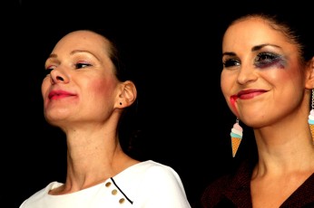 P.U.N.T.S. - Zuzana a Eva, "děkovačka" ,foto: P. Pilát