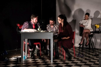 P.U.N.T.S. - Tomáš, Daniel, Eva a Zuzana, foto: B. Kudelová